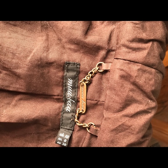 Muubaa Designer Soft Leather Zipper Jacket w Hood - Picture 7 of 8